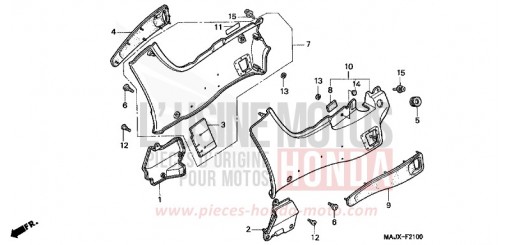 COUVERCLE LATERAL ST1100AY de 2000